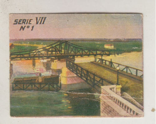 1932 Puente Giratorio De Carmelo Figurita Album Aguila Saint