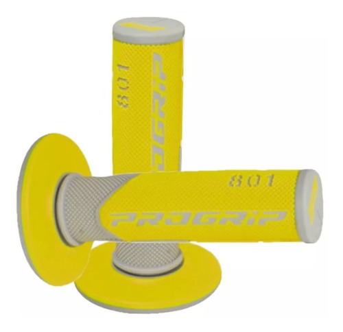 Puños Scross Progrip Gris Amarillo 