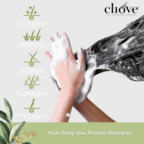 Shampoo Cliove | Tratamento Hidratante Capilar Com Proteína