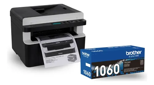 Impresora Multifunción Láser Brother DCP-1617NW con Wi-Fi y USB