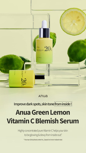 Sérum Anua Green Lemon Vitamina C Con Vitamina E, Ácido Hial