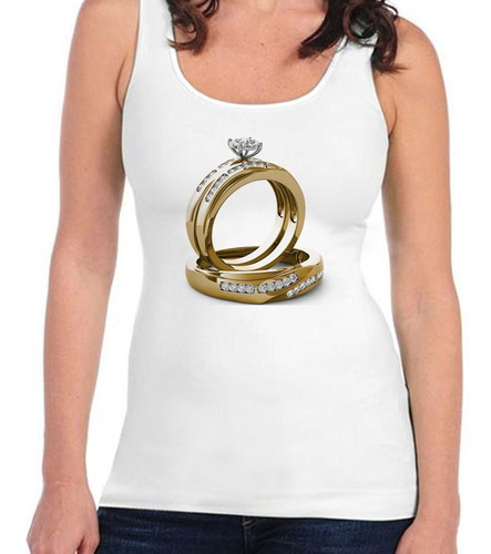 Musculosa Alianza Anillo Compromiso Boda