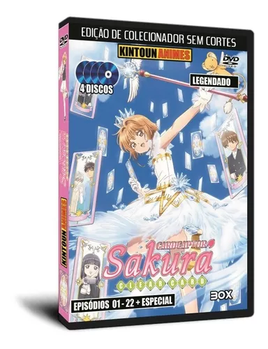 Box Dvd Sakura Card Captor + Sakura Clear Card + Filme + Ova