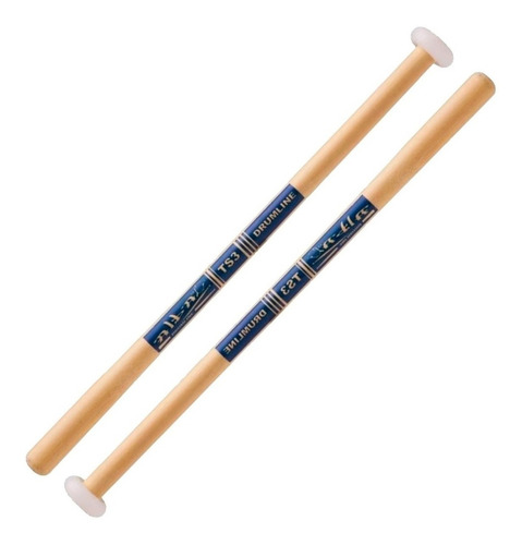 Par De Baquetas Alba Ts3 Bateria Ponta Nylon Marching Band