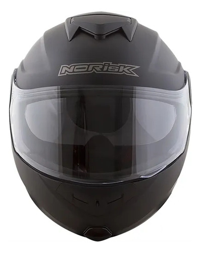 Capacete Norisk Ff345 Route Monocolor Preto Fosco