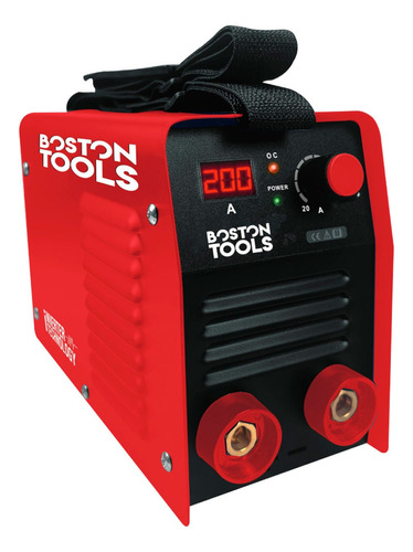 Soldadora Inverter Electrodo Boston Tools 200amp H Y T Color Rojo Frecuencia 50/60hz