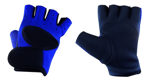 Guantes Gym Unisex Fitness Caucho Crossfit Colores Pesas