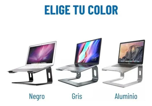Soporte Base Aluminio Notebook 10 - 17