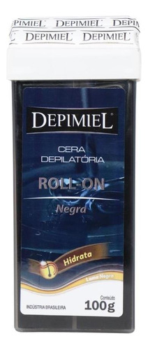 Cera Depilatória Depimiel Negra Roll-on Refil 100g