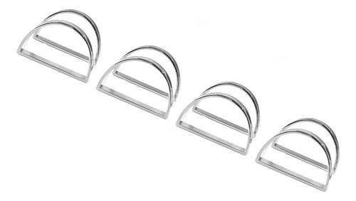 Anillos Para Servilletas De Mesa, 8 Unidades, Semicírculos P