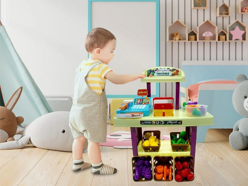 Imagen 5 de 8 de Petit Gourmet Fruteria Verduleria Con Caja Registradora