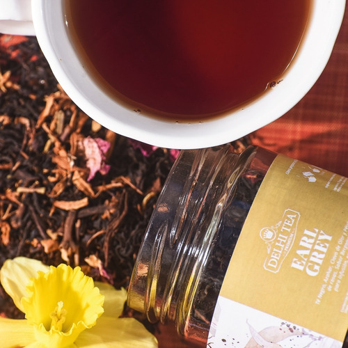 Imagen 2 de 6 de Te Hebras Delhi Tea Premium Frasco Earl Grey