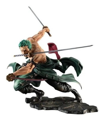 Roronoa Zoro One Piece Figura De Accion Nuevo Sin Caja 13cm