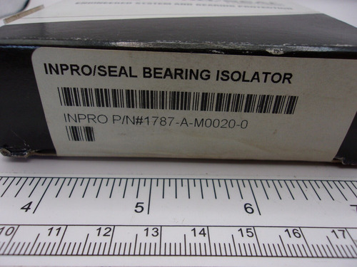 Inpro/seal, 1787-a-m0020-0, Bearing Isolator, 1208a Bbz