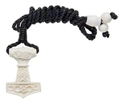 81st Generation Collar Con Martillo De Thor De Hueso Tallado