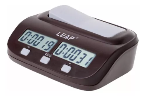 Relógio para Xadrez Leap Novo Digital Compacto Pq9907s