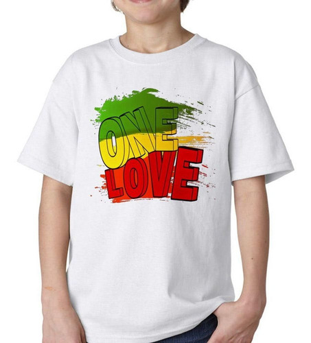 Remera De Niño One Love Reggae