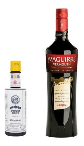 Bitter Angostura 200ml. + Vermouth Yzaguirre Rojo - Combo 