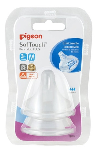 Tetina/chupo Pigeon  Softouch Talla M (3+m) 