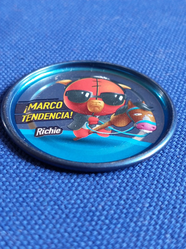 Tazos 2013 Super Funki Punky Metalix Silver #06 Richie (Usado)