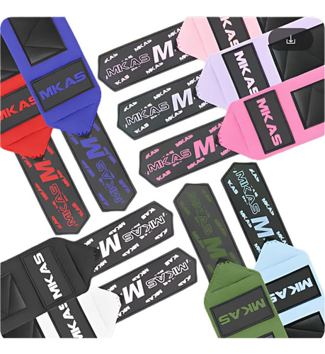 Muñequeras Mkas Gym Pesas Gimnasio Powerlift Crossfit