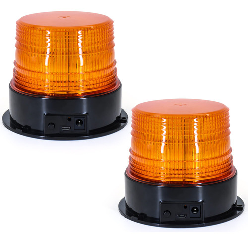 Antom 2pcs Luces Estroboscópicas Inalámbricas, Luz Ámbar,
