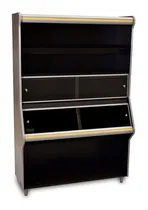 Comprar Vitrine Expositora Vasca De Pão 1,20m P\u002F Padaria E Mercearia Cor Amarelo