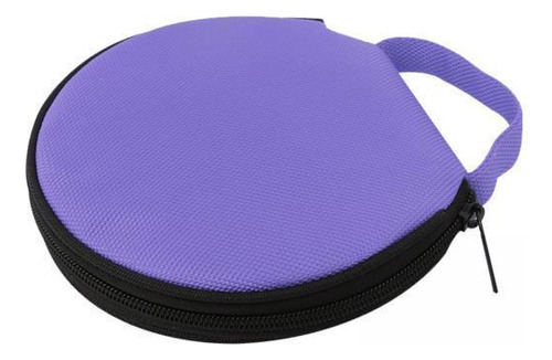 3 Funda Protectora Para Cd Oxford Redonda, De Violeta