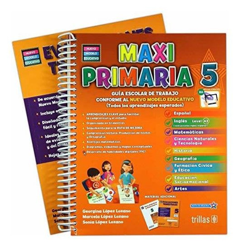 Maxi Primaria 5 Guía Escolar De Trabajo + Evaluación Trillas