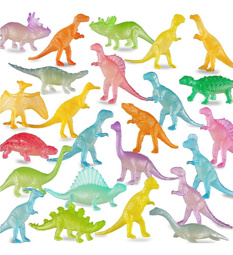 Yeonha Toys - Juego De 80 Piezas De Mini Dinosaurios Que Bri