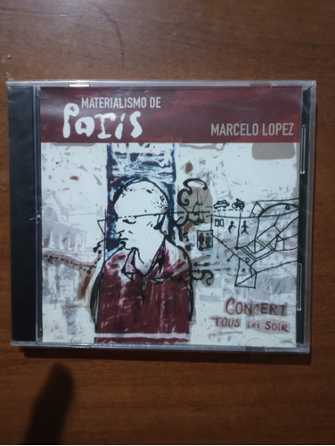 Marcelo López - Materialismo De París, Cd Original