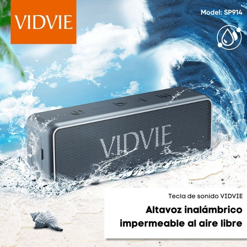 Parlante Portátil Bluetooth Vidvie Sp914 Resistente Al Agua