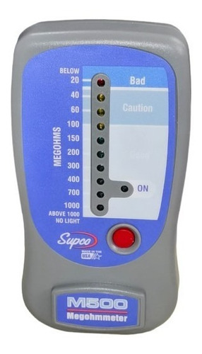 Supco M500 Medidor De Aislamiento/megómetro Electrónico 