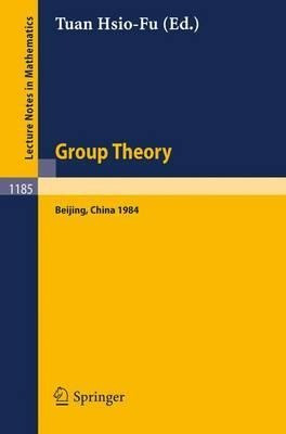 Libro Group Theory : Beijing 1984. Proceedings Of An Inte...