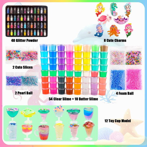 Regalos De Fiesta De Slime De Navidad, Kit De Fabricación .