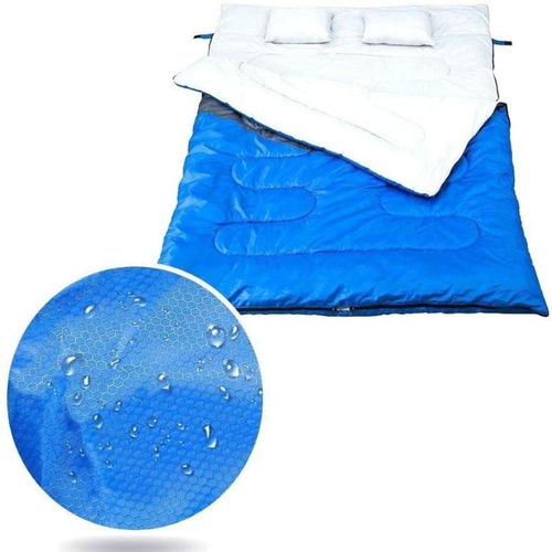 Imagem 2 de 8 de Saco De Dormir Duplo Nautika Casal -5°c A 5°c Kuple - 231010