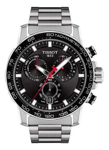 Reloj Tissot Supersport Chrono Acero Negro