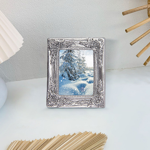 Estante De Almacenamiento House Photo Frame, Marco De Fotos