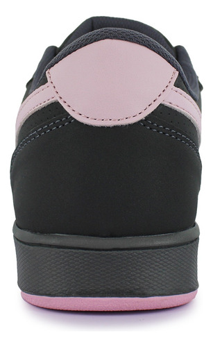 Tenis Newk Mujer Linea Dudley Color Gris Rosa
