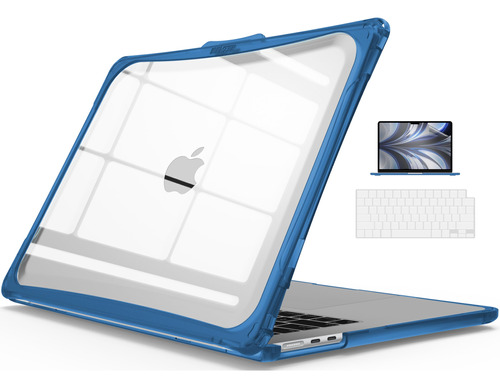 Funda Para Laptop Resistente Para Macbook Air M2 Azul Marino