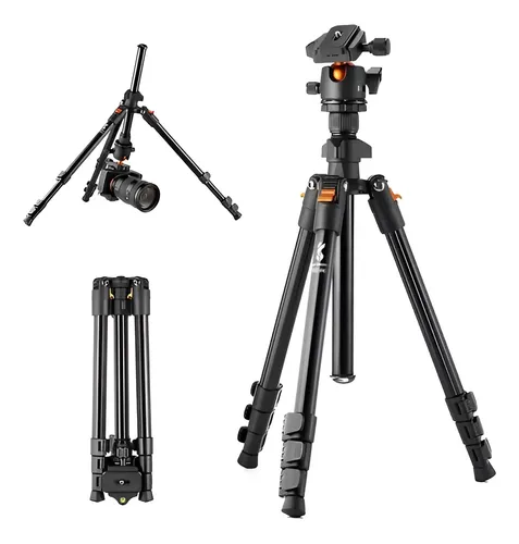 Tripé K&F Concept Ballhead 360° Alumínio para Câmeras DSLR Canon ...