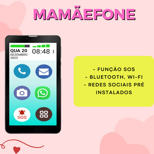 Tablet Mamãefone 32gb 4g Tela Grande 10.1 Faz Ligação
