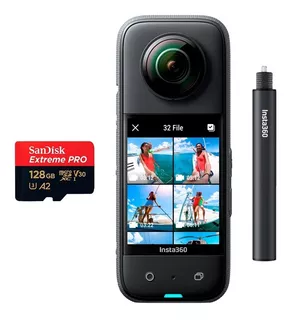 Insta360 X3 + Selfie Stick 70cm + Memoria 128gb Extreme Pro