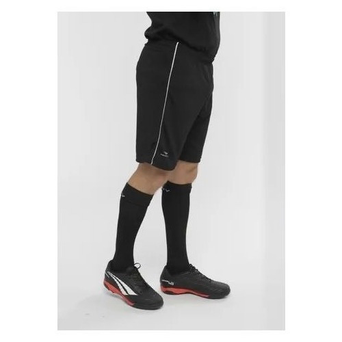 Short Penalty Entrenamiento Gris Negro Hombre Futbol Gym