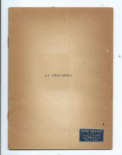 La Chacarera Carlos Vega 1946 Araceli Vazquez Málaga Ilust.