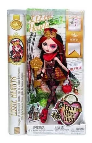 Ever After High Lizzie hearts  Ever after dolls, Ever after high, Ever  after