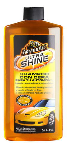 6 Shampoo Cera Armor All Limpieza Autos Camión Moto 500ml