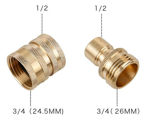 W 3 Conector De Manguera De Lavadora A De 8 Piezas M22