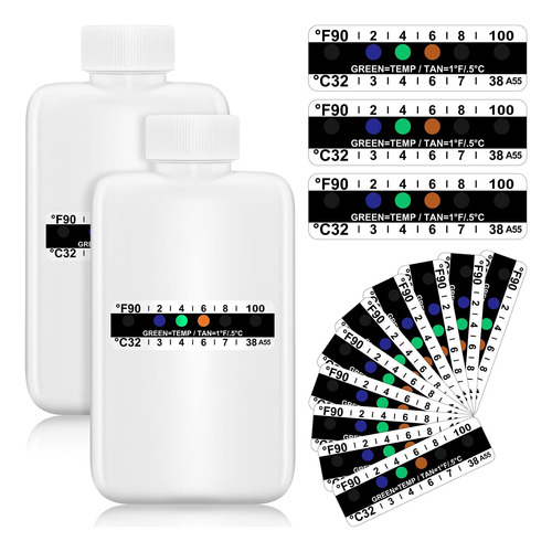 Patelai 12 Pcs Prueba De Orina El Kit Incluye 2 Botellas De