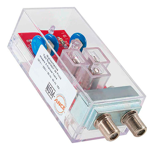 Protector Equipos Electrónicos Con Entrada Cable Coaxial